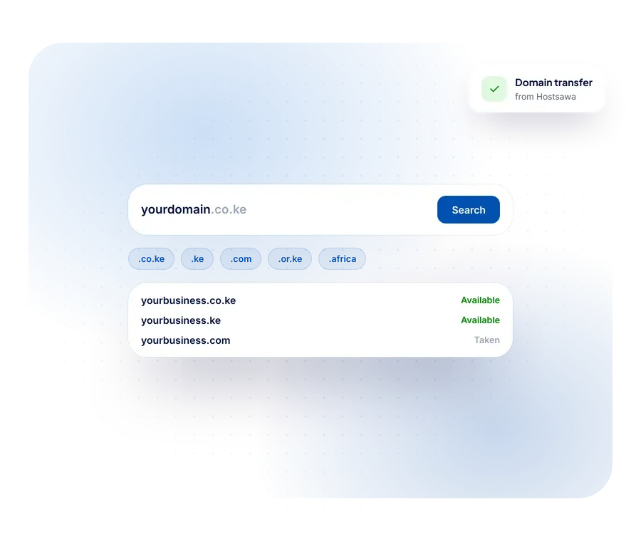 Transfer a Domain in Kenya from Hostsawa